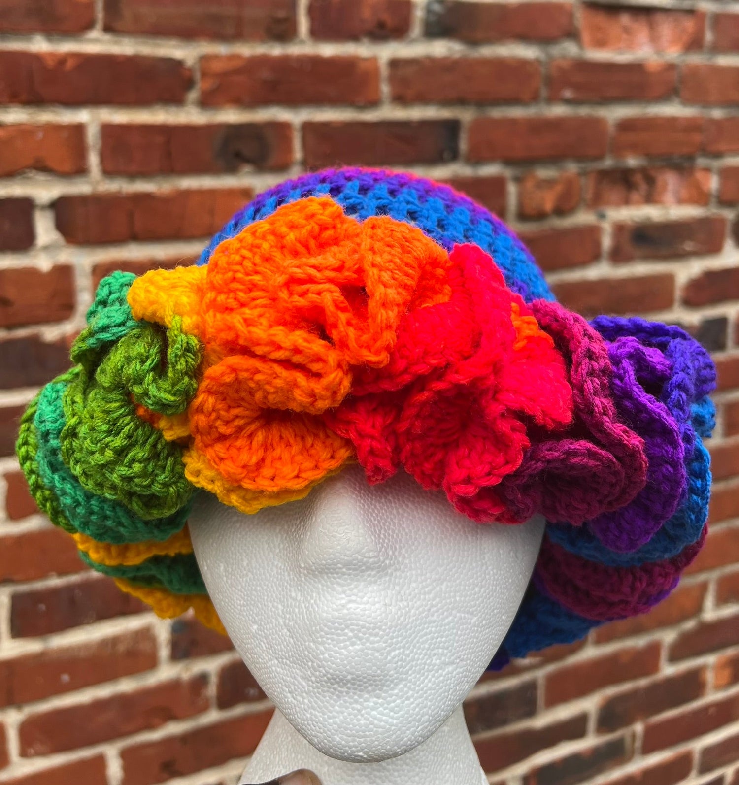 Crochet Ruffle Hats