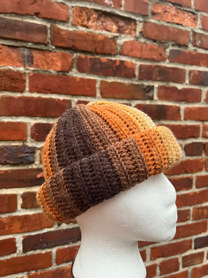 Latte Ribbed Beanie