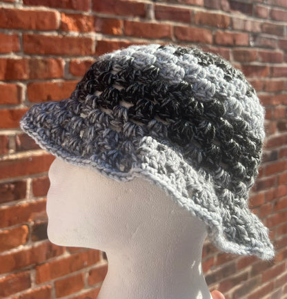 Ash Granny Square Crochet Hat